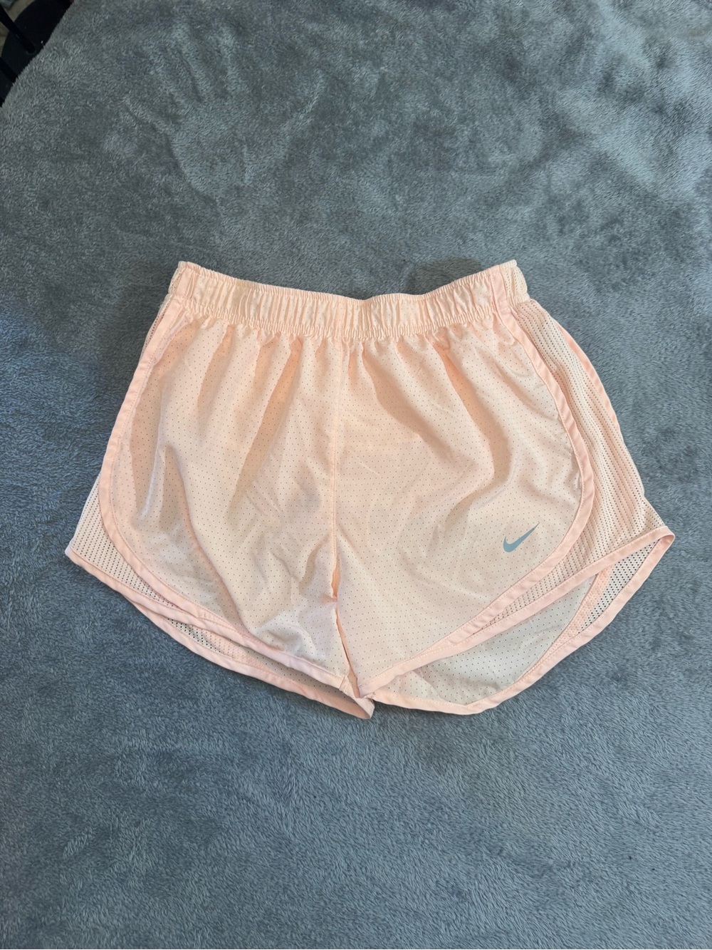 Nike Women's Light Pink Mesh Running Shorts
